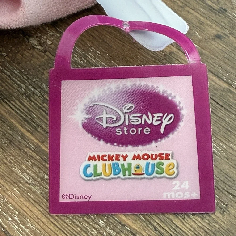 NWT Disney Store Dress Up Hats 24 Mo w/Doll Clothes Baby Minnie Bath Party Time
